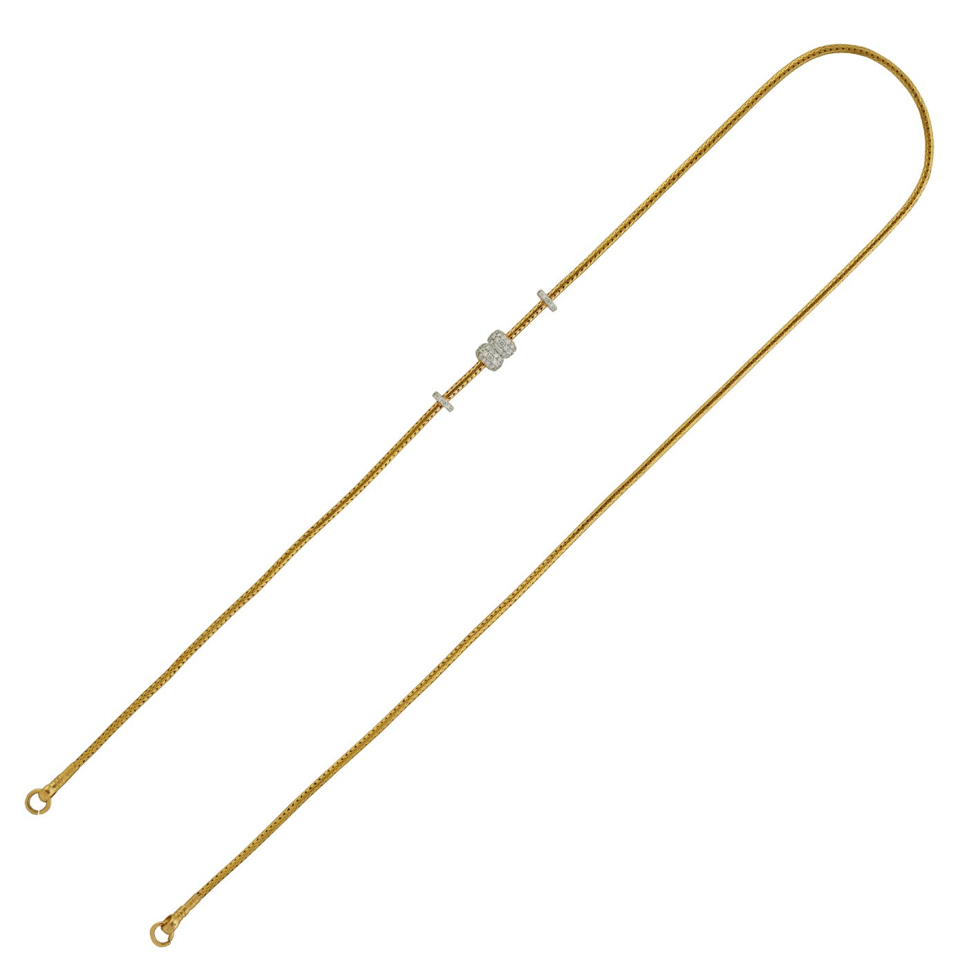 Ice Cream Kodi & Diamond Mugappu Openset 18kt