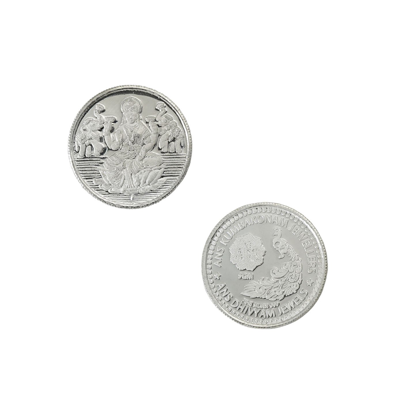 5 gm LAKSHMI SILVER COIN