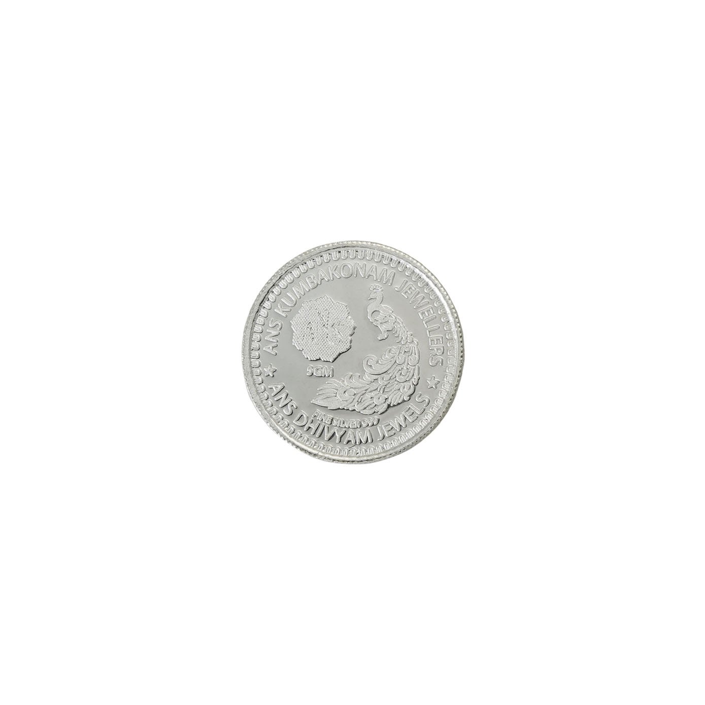 5 gm GANESHA SILVER COIN