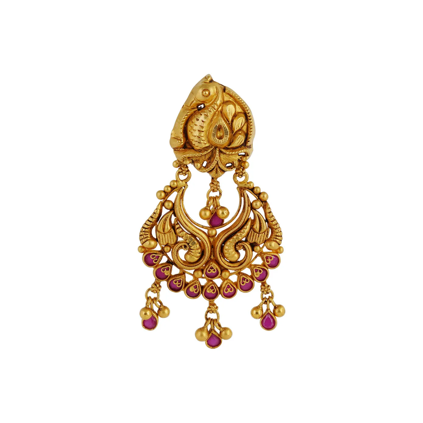 antique stud & drops