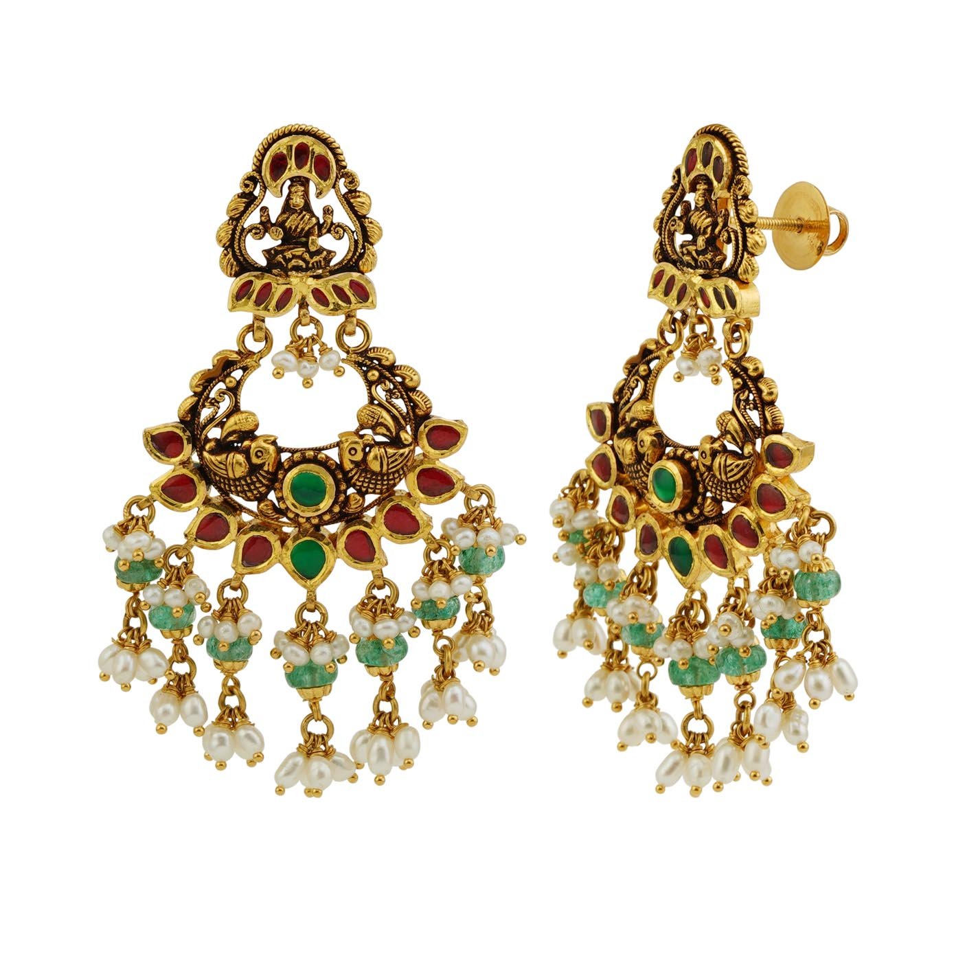 Antique Kundan Ear Tops