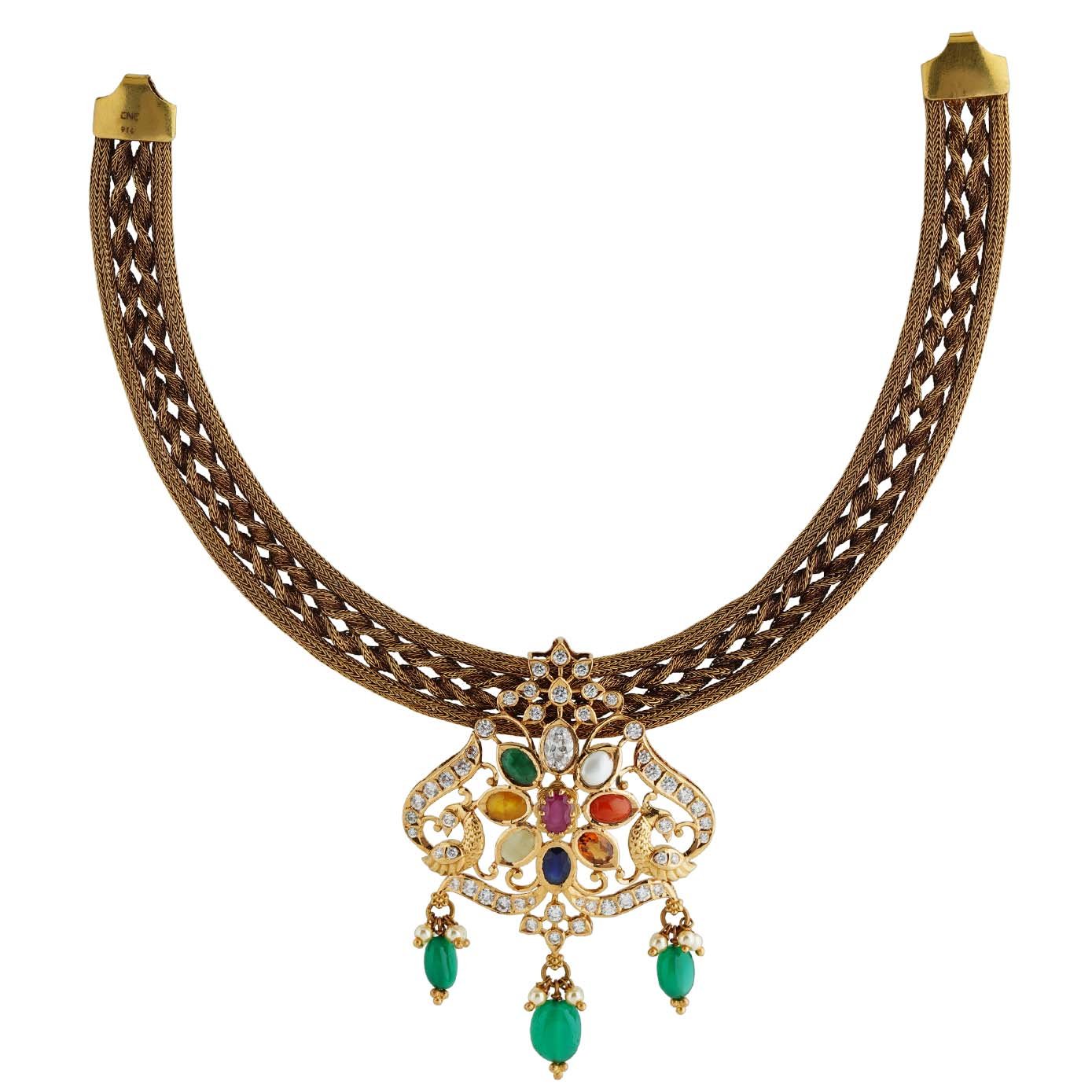 Antique Stone Necklace