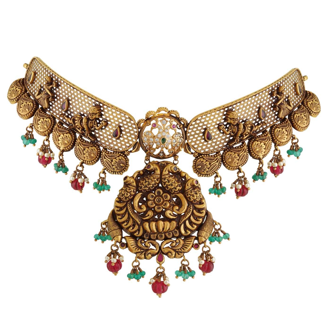 Antique Stone Choker