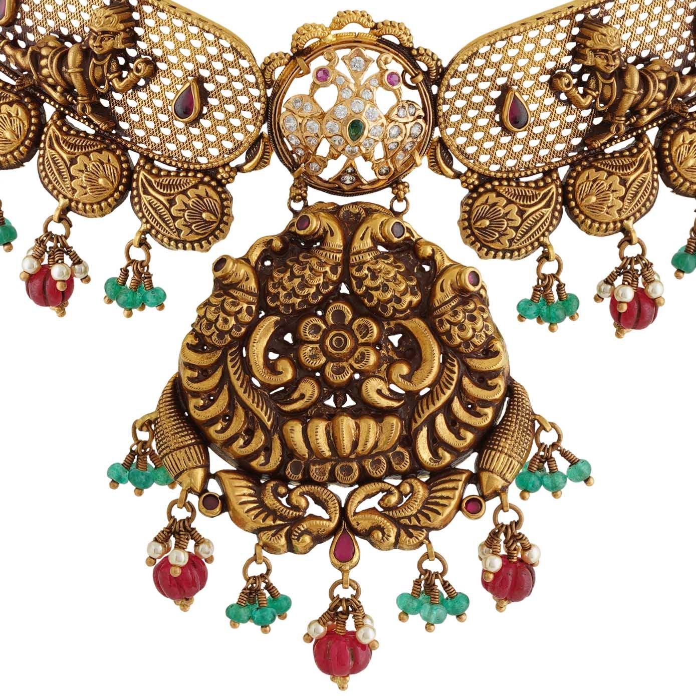 Antique Stone Choker