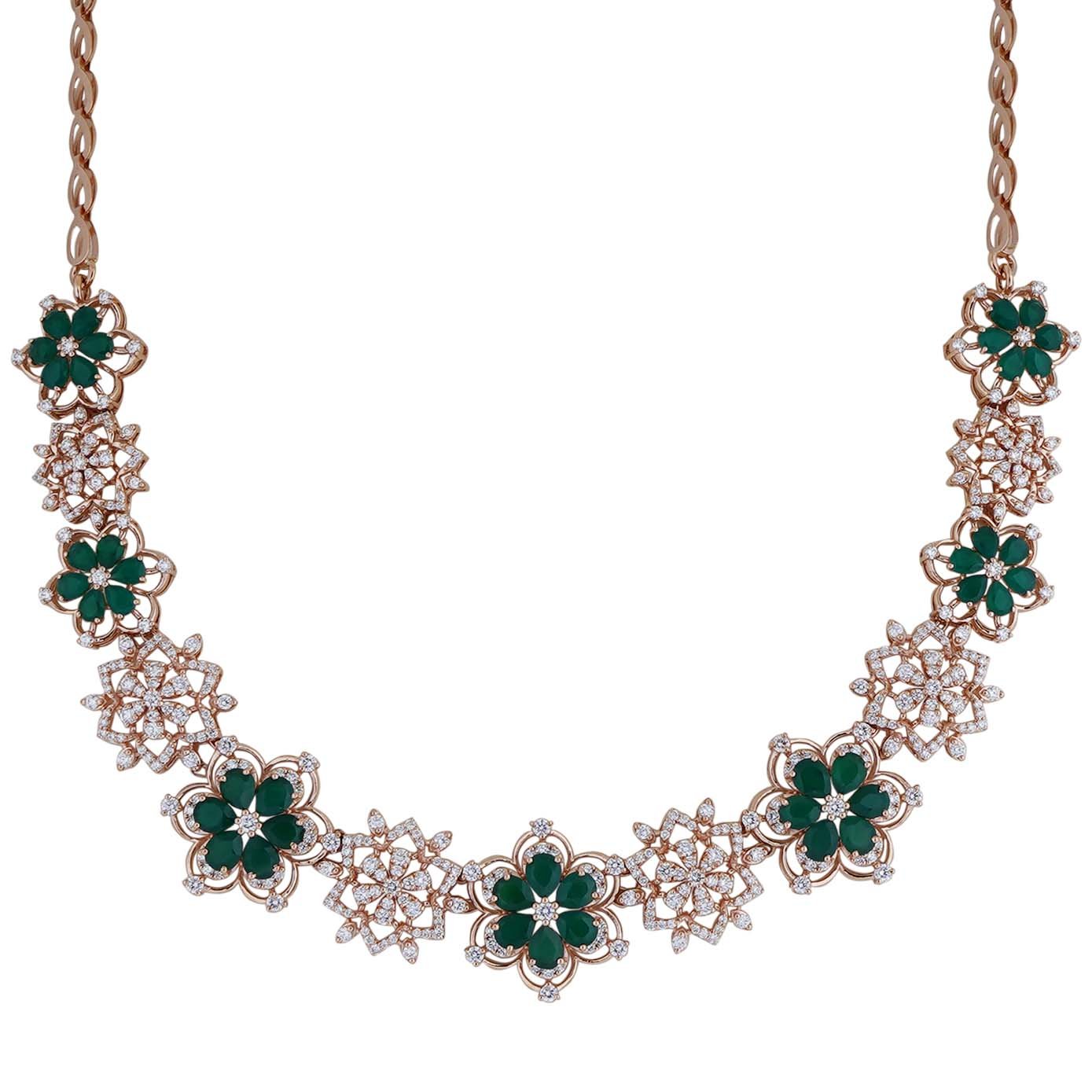 Diamond Necklace Openset 18kt