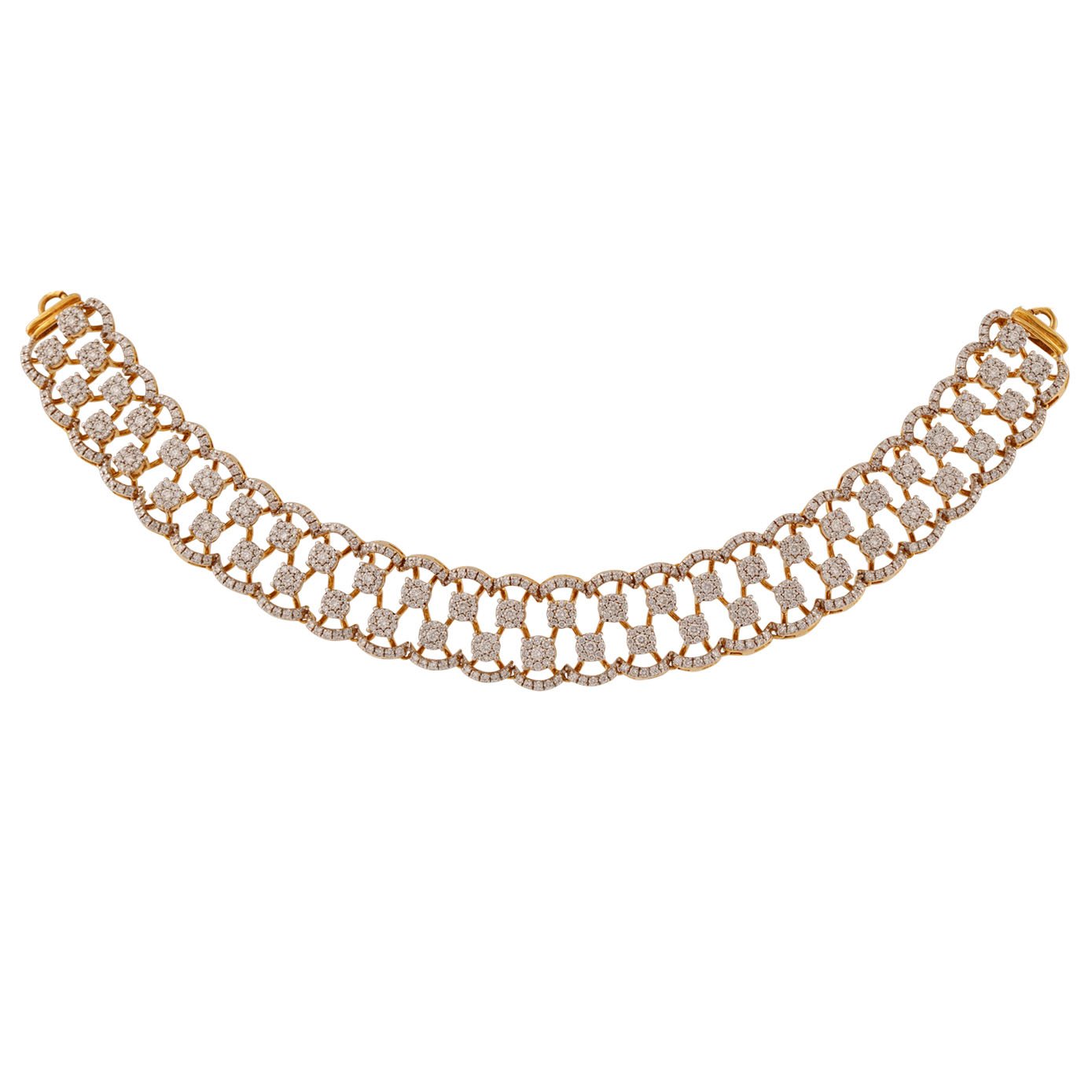 Diamond Necklace Openset 18kt
