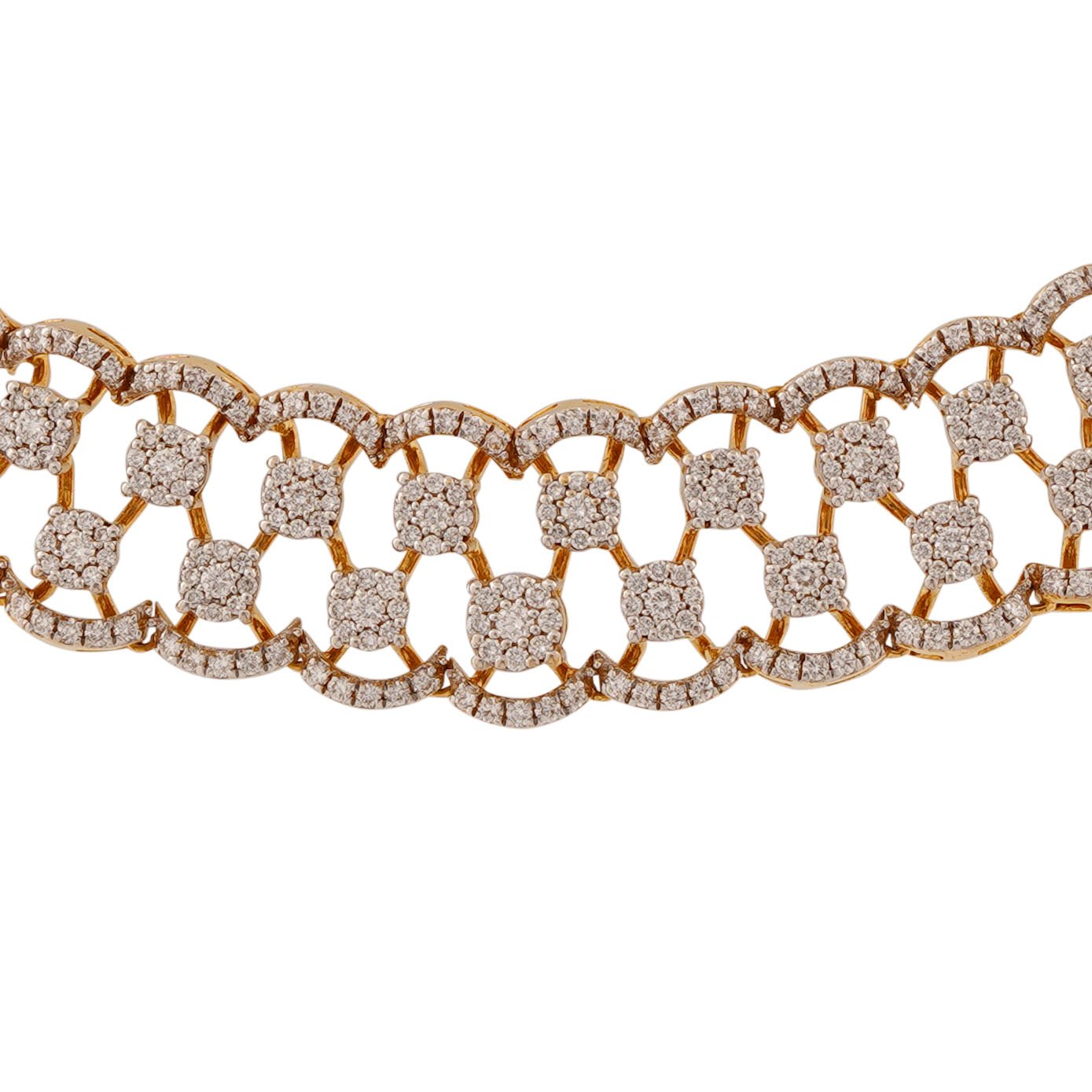 Diamond Necklace Openset 18kt