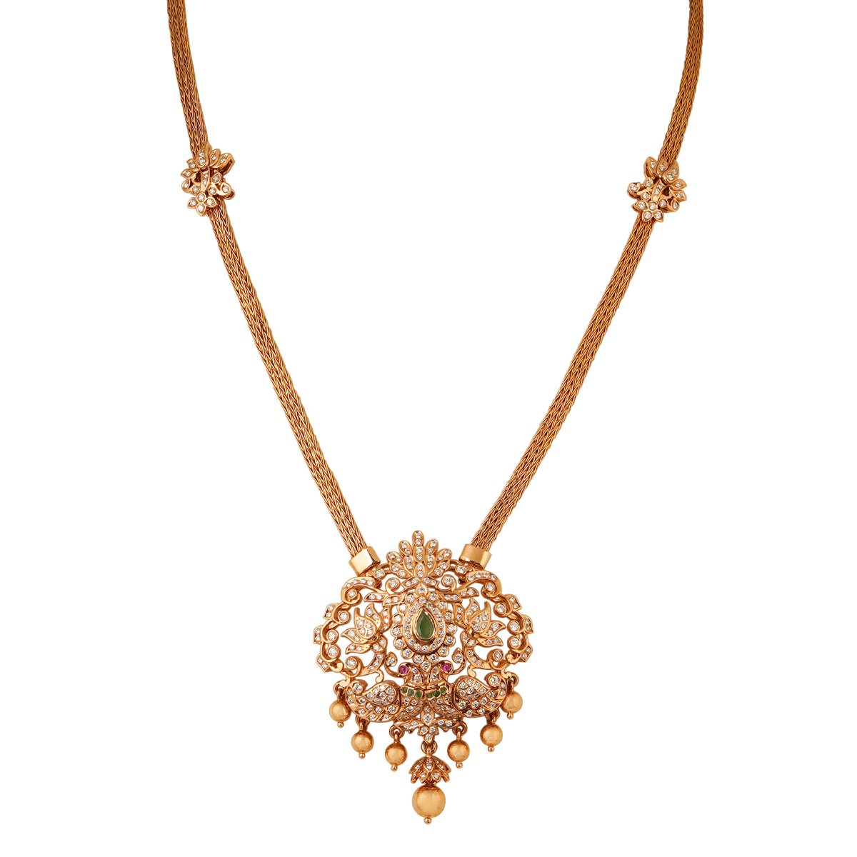 Diamond Necklace Open Setting 18kt