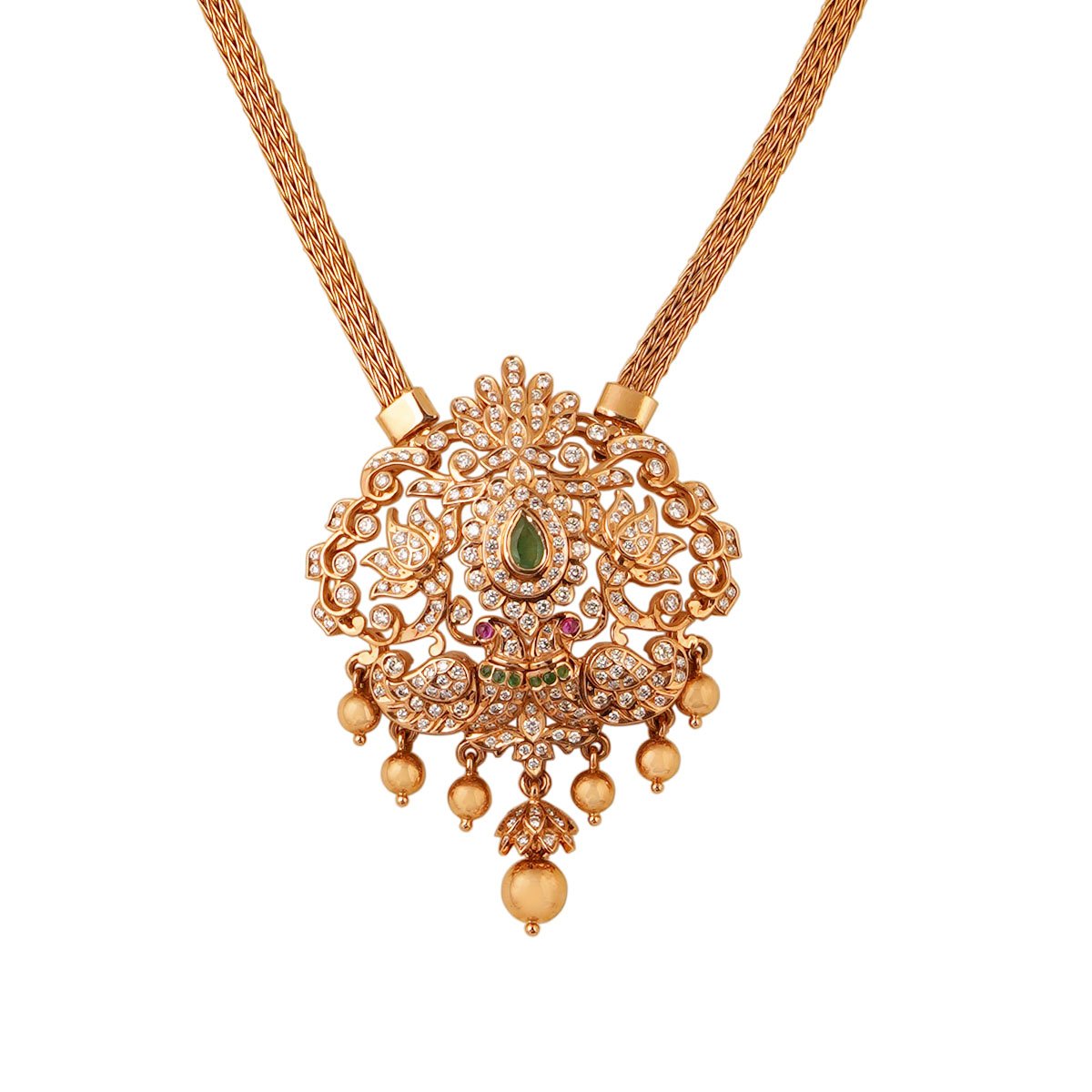 Diamond Necklace Open Setting 18kt