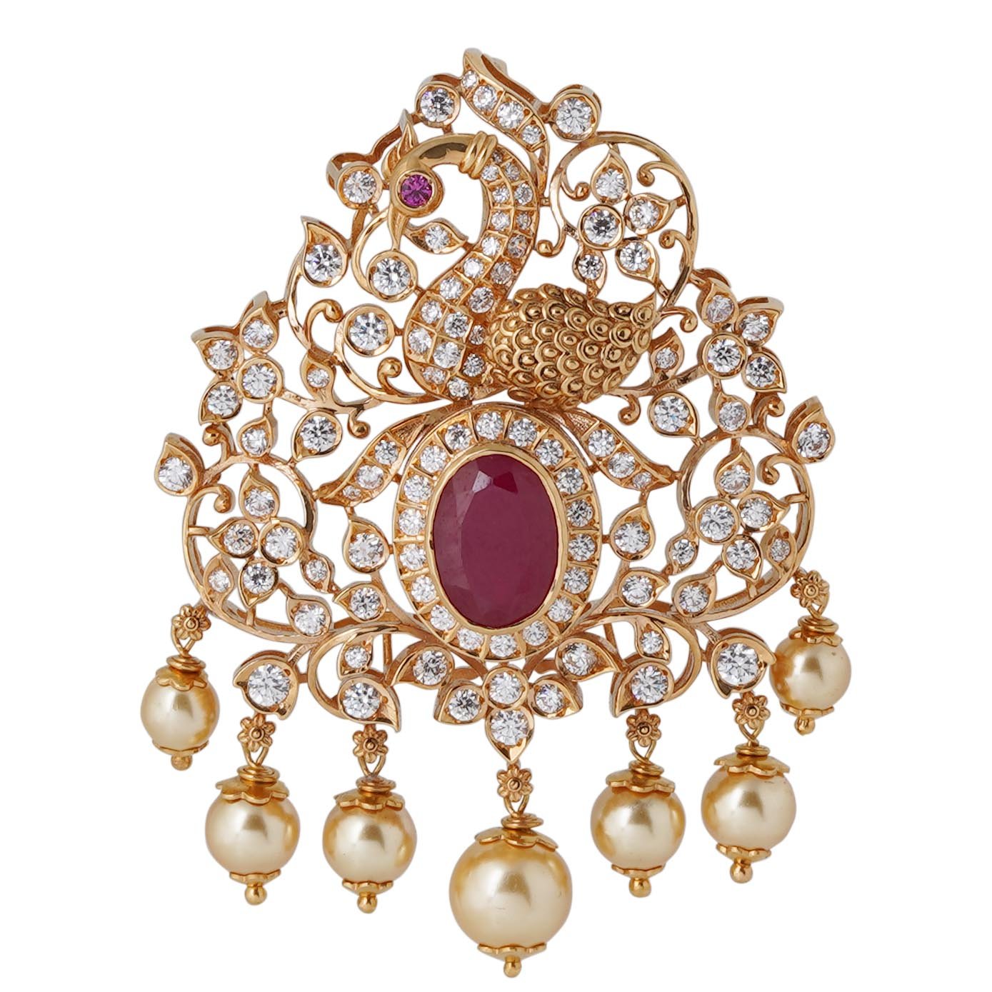 Open Close D Design Pendant