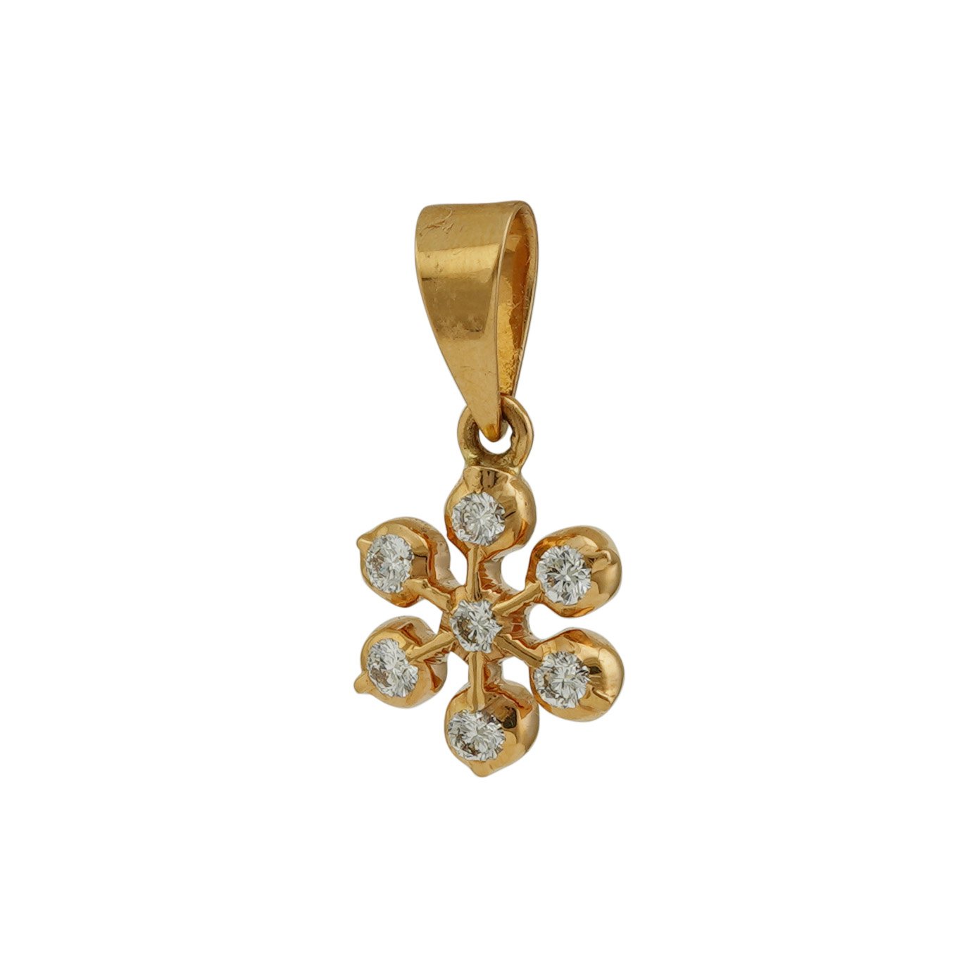 Diamond Pendant Closeset 22k