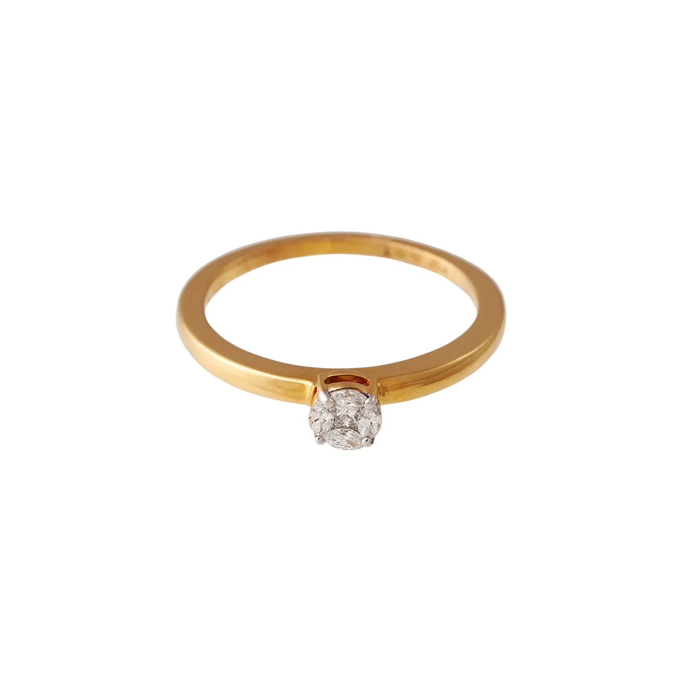 Hana- Solitaire Diamond Gold Ring