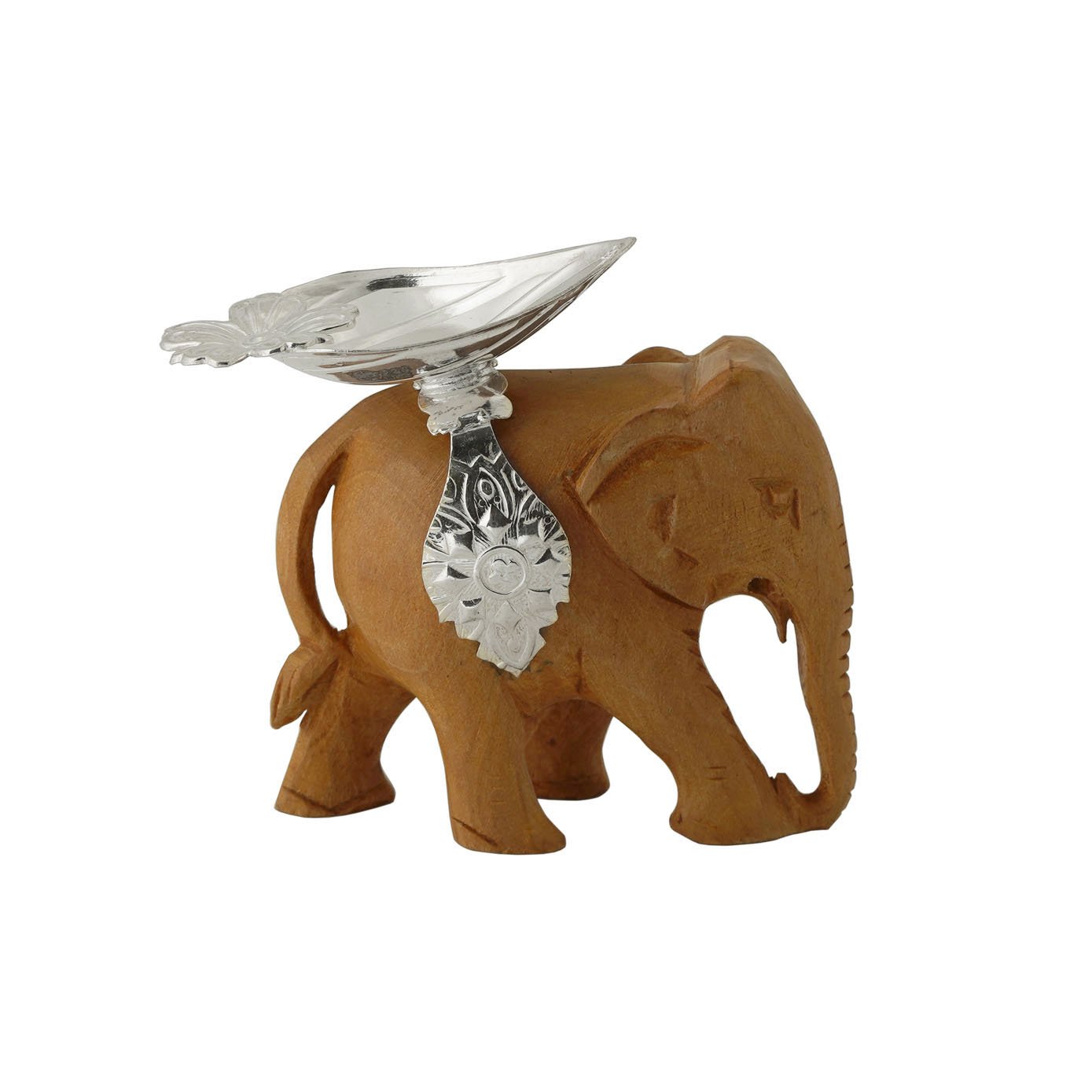 Silver Elephant Jothi - Set of 2